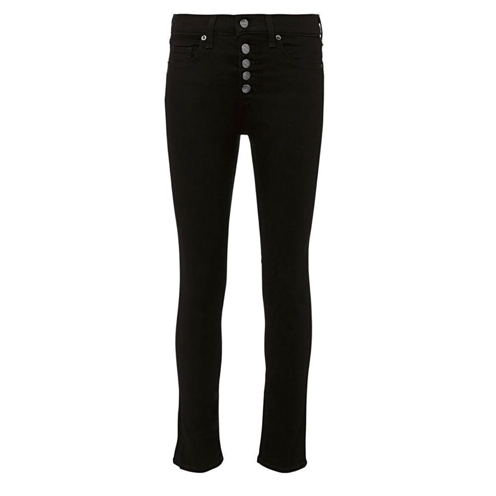 Veronica Beard Jeans Debbie 10” Skinny in Raven Black Size 29